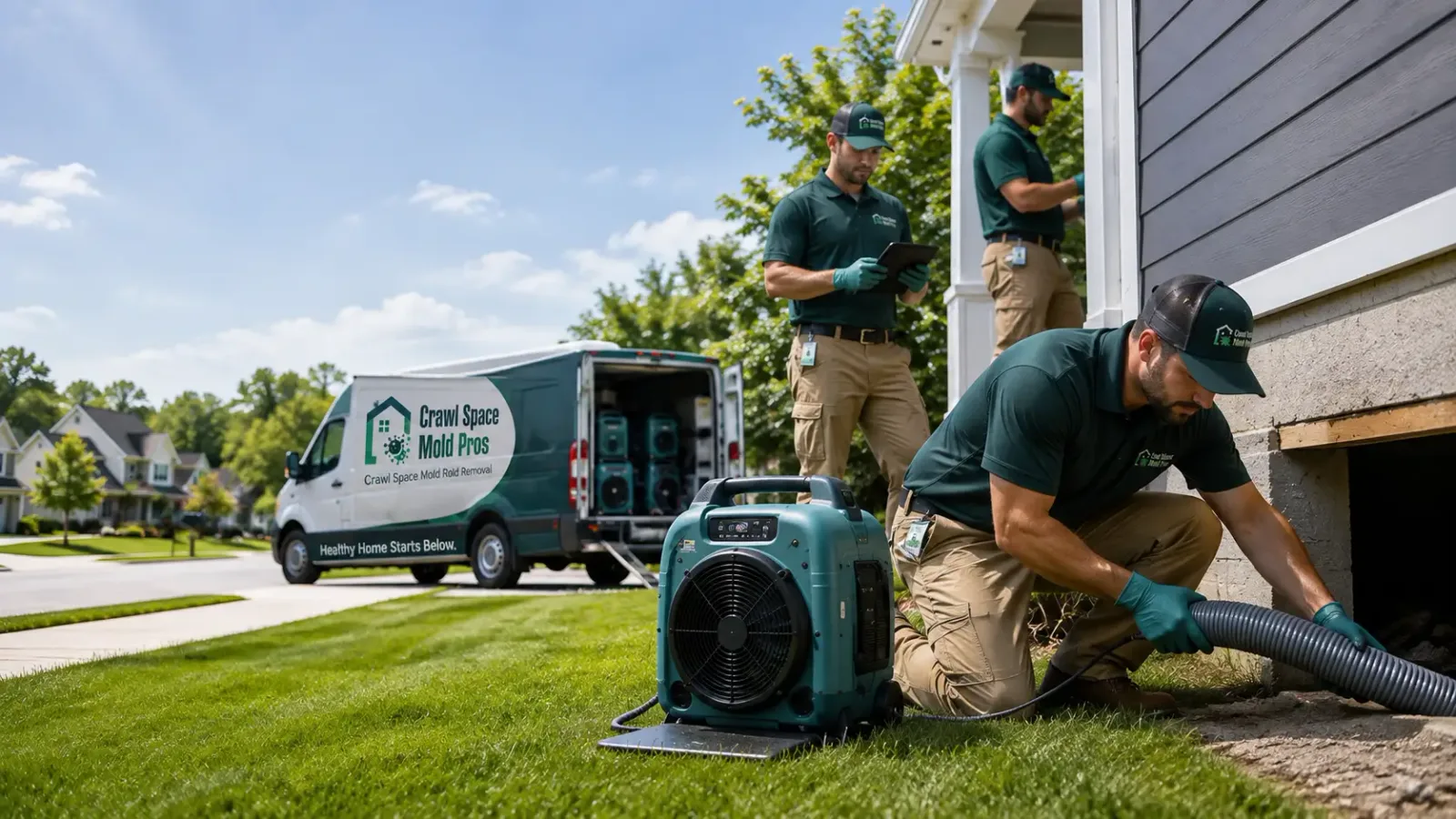 Crawl Space Mold Removal in San Luis, AZ